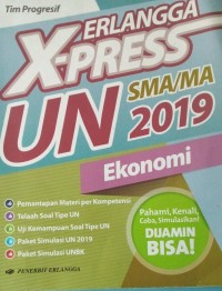 Erlangga X-Press UN SMA/SMA 2019 Ekonomi